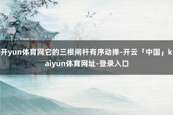开yun体育网它的三根闸杆有序动掸-开云「中国」kaiyun体育网址-登录入口